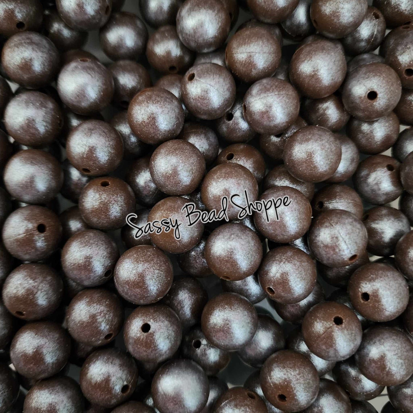 Sassy Bead Shoppe
Brown Shimmer Silicone Beads