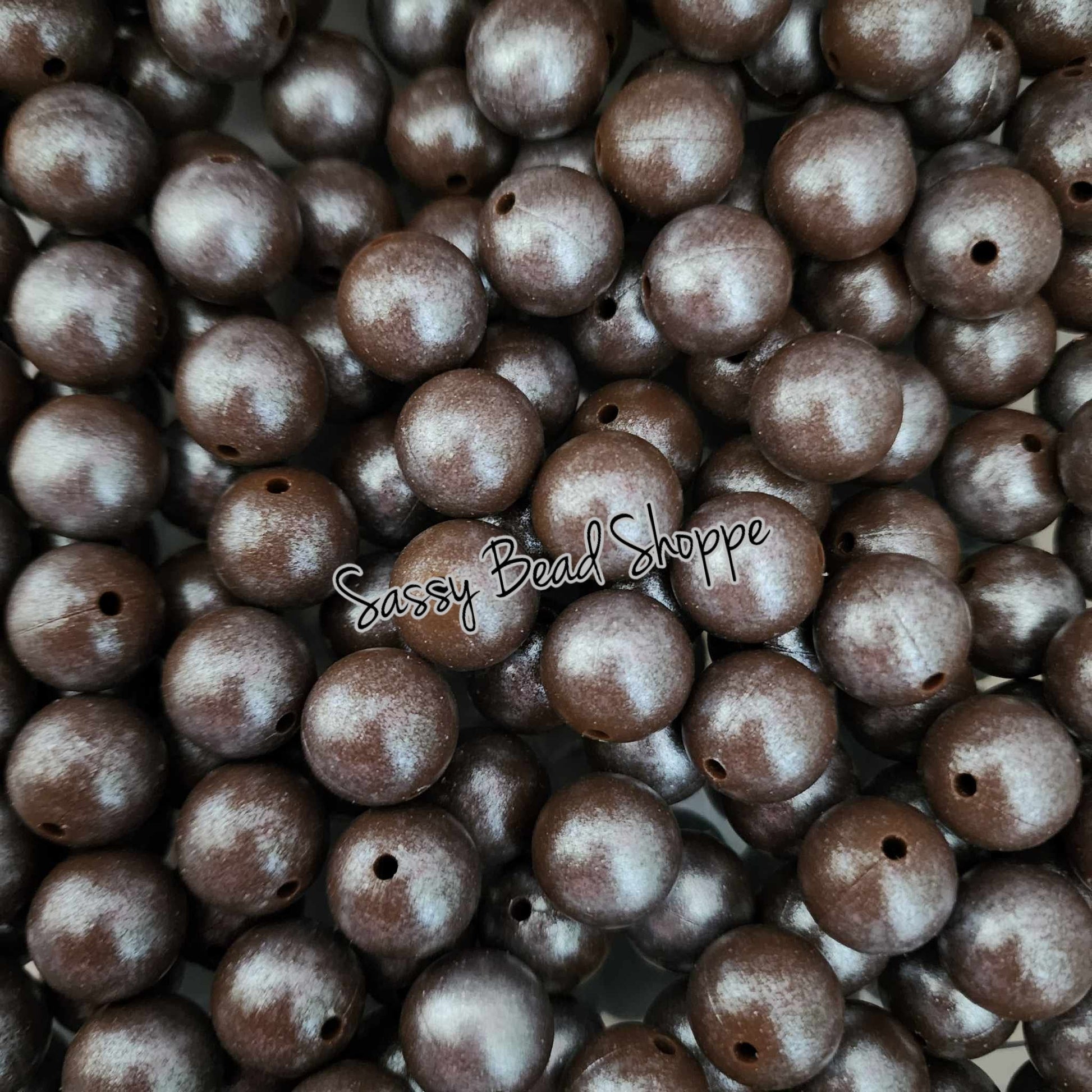 Sassy Bead Shoppe
Brown Shimmer Silicone Beads