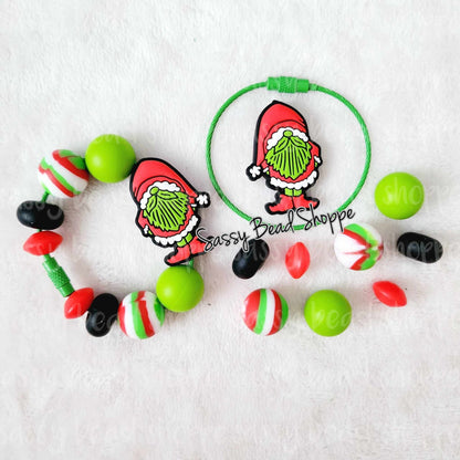 Sassy Bead Shoppe Christmas Gnomey Tumbler Charm