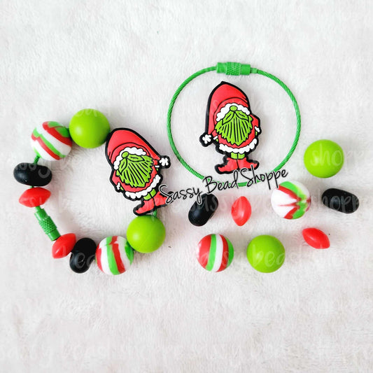 Sassy Bead Shoppe Christmas Gnomey Tumbler Charm