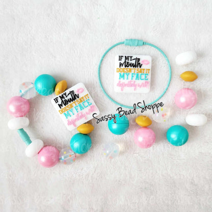 Sassy Bead Shoppe
Feeling Mouthy Tumbler Charm