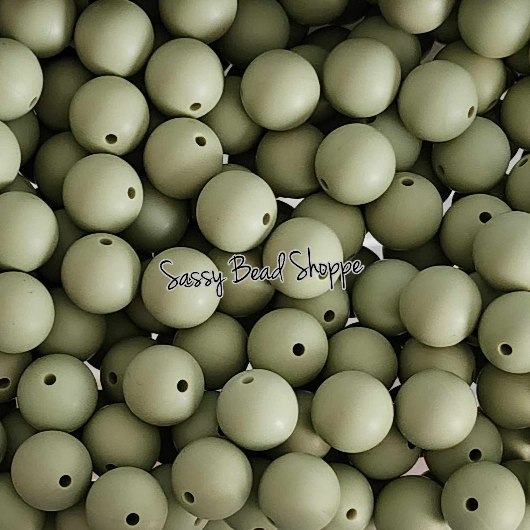 Sassy Bead Shoppe
Sage Silicone Beads