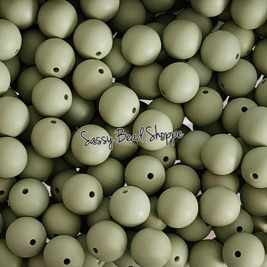 Sassy Bead Shoppe
Sage Silicone Beads