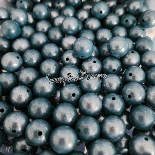 Sassy Bead Shoppe Blue Shimmer Silicone Beads