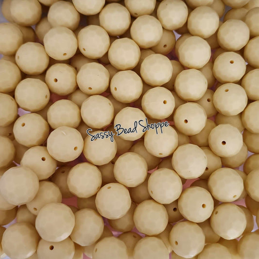 Sassy Bead Shoppe
Vanilla Faceted Silicone Beads