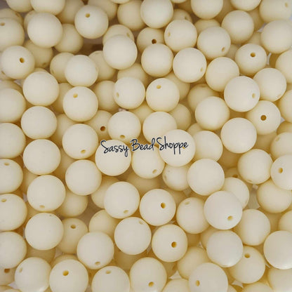 Sassy Bead Shoppe Beige Yellow Silicone Beads