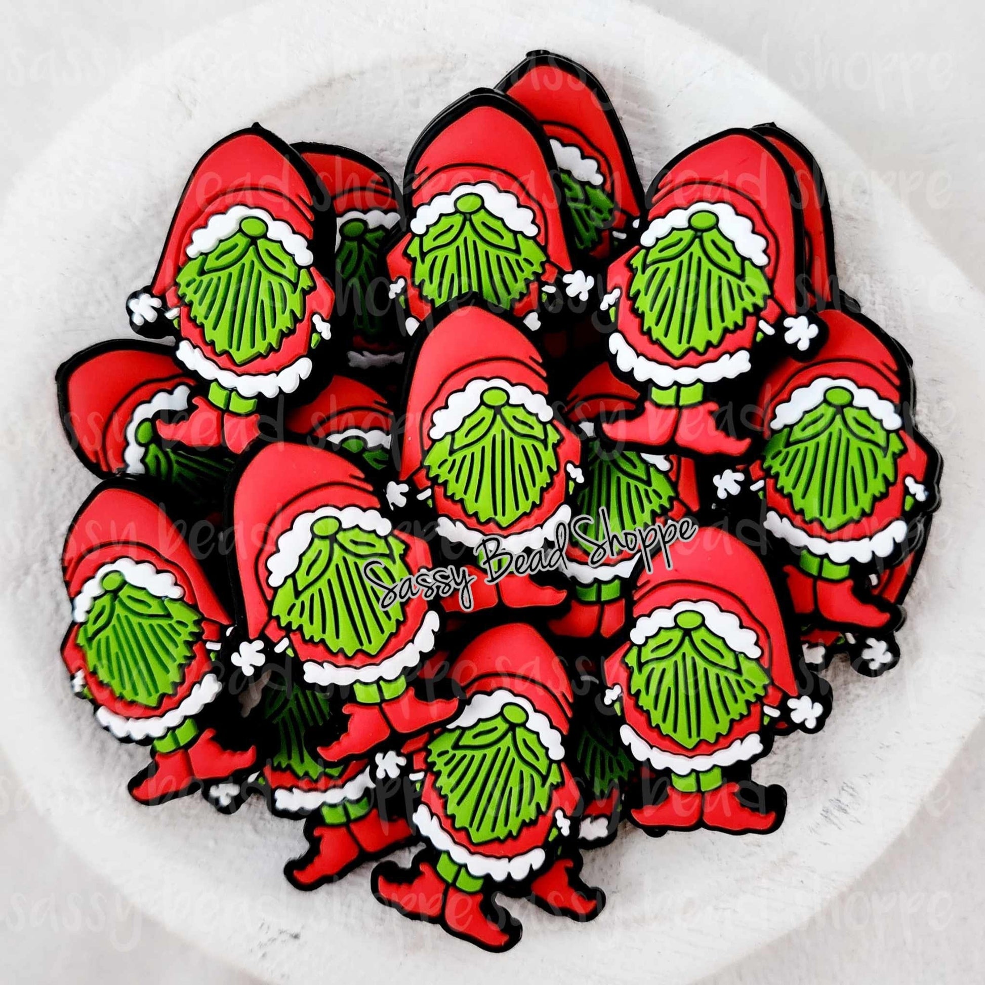 Sassy Bead Shoppe Christmas Gnome Focal Bead