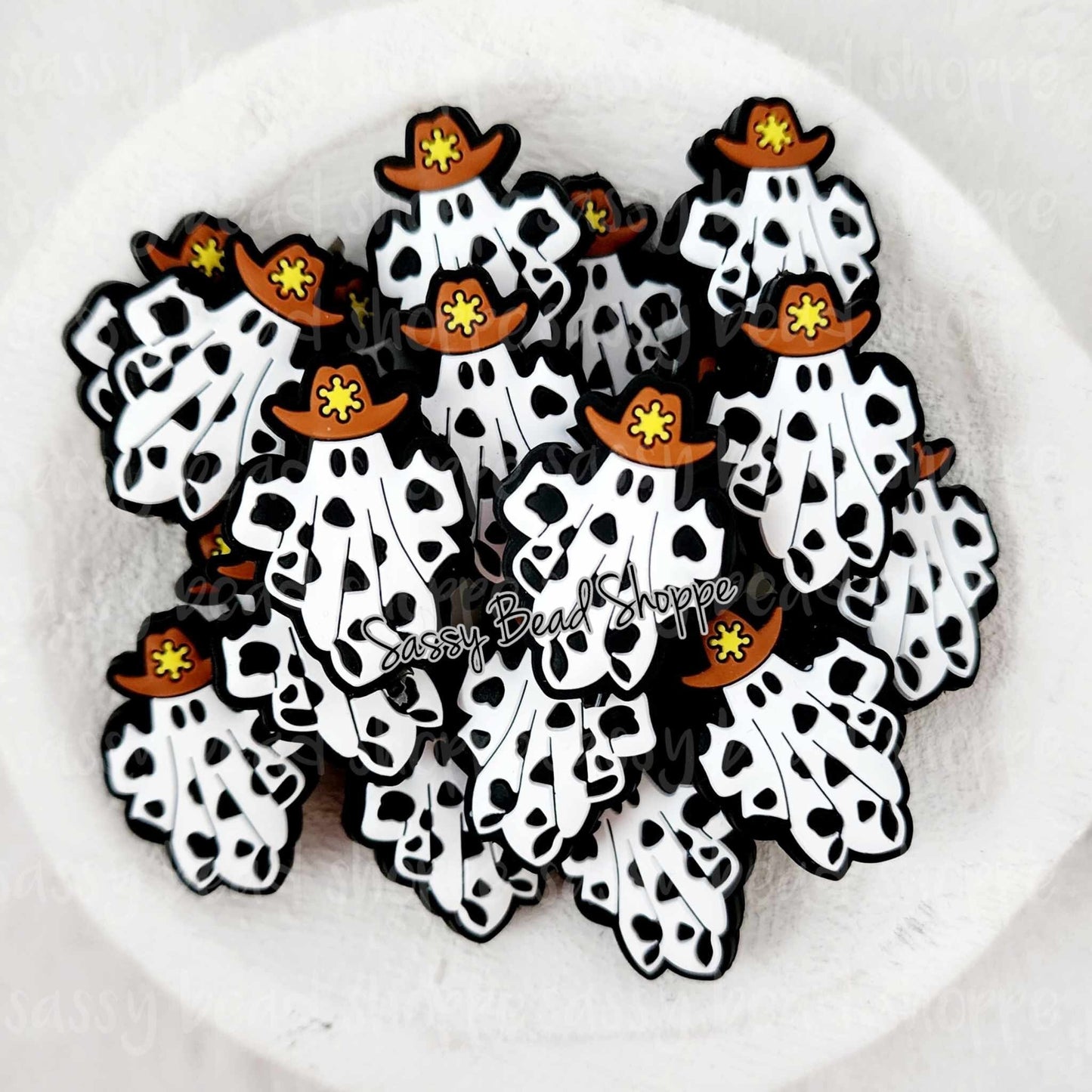 Sassy Bead Shoppe Cowboy Ghost Focal Bead