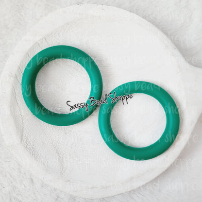 Sassy Bead Shoppe Green Silicone Ring