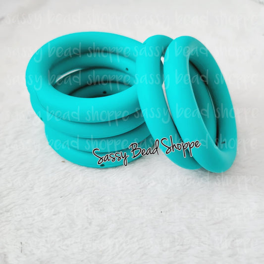 Sassy Bead Shoppe Turquoise Silicone Ring