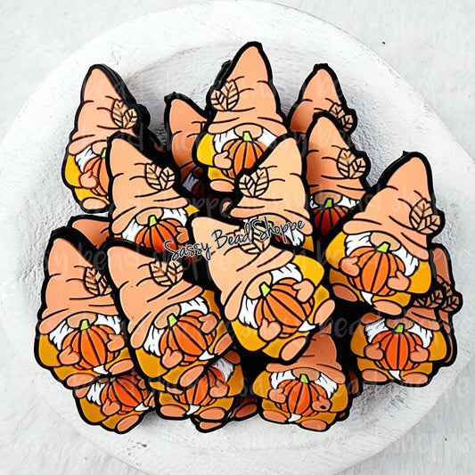 Pumpkin Gnome Focal Beads - Sassy Bead Shoppe