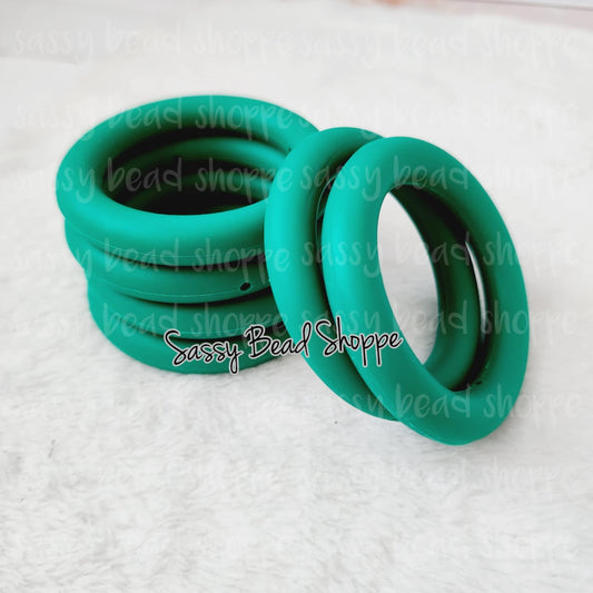 Sassy Bead Shoppe Green Silicone Ring