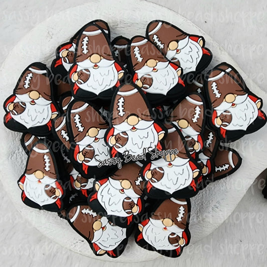 Football Gnome Focal Beads - Sassy Bead Shoppe