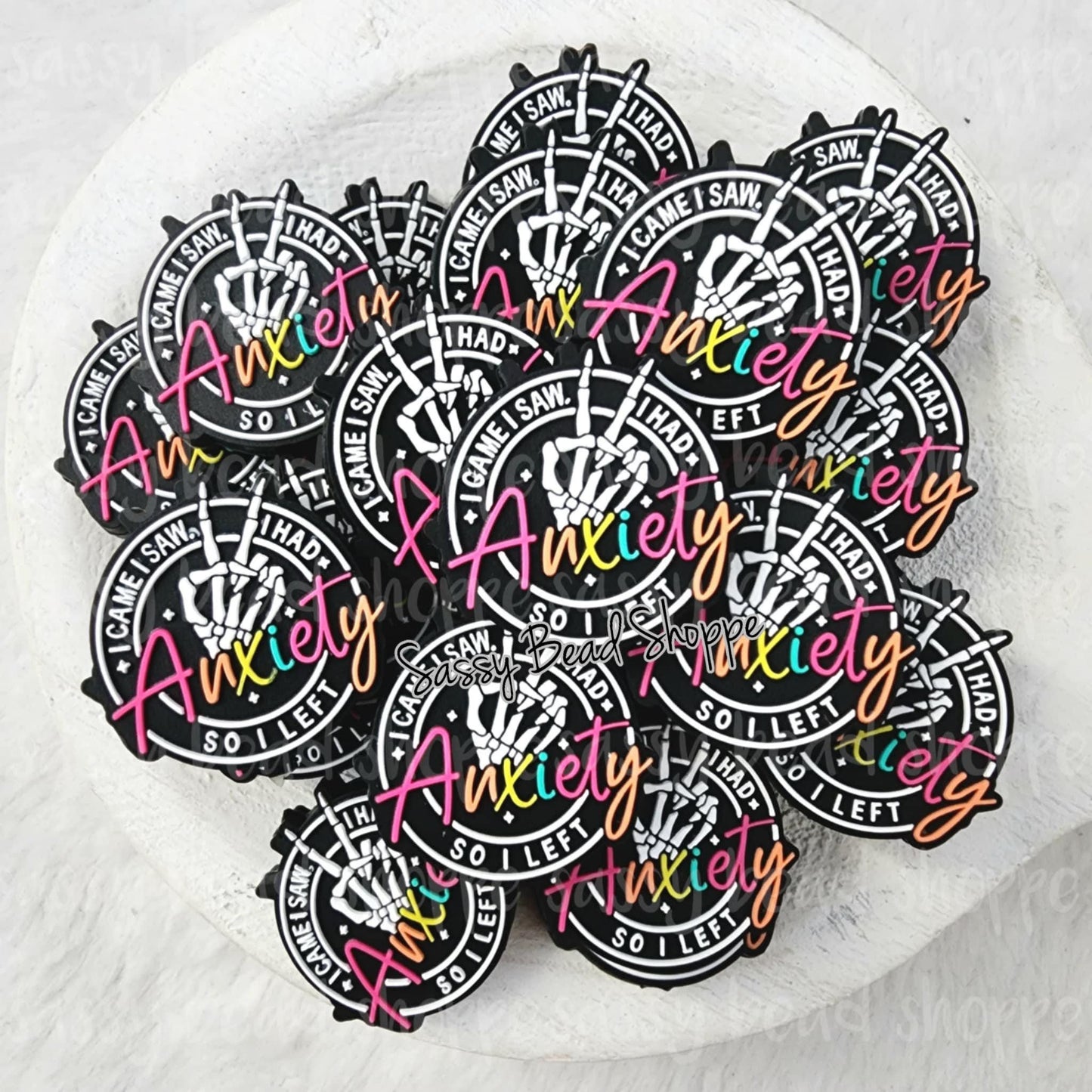 Sassy Bead Shoppe
Anxiety Focal Bead