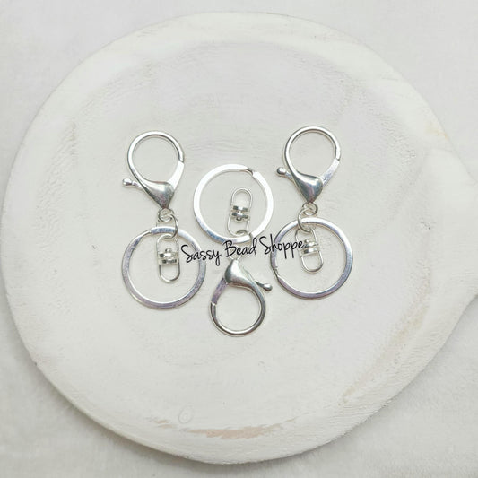 Sassy Bead Shoppe
Platinum Swivel Keychain