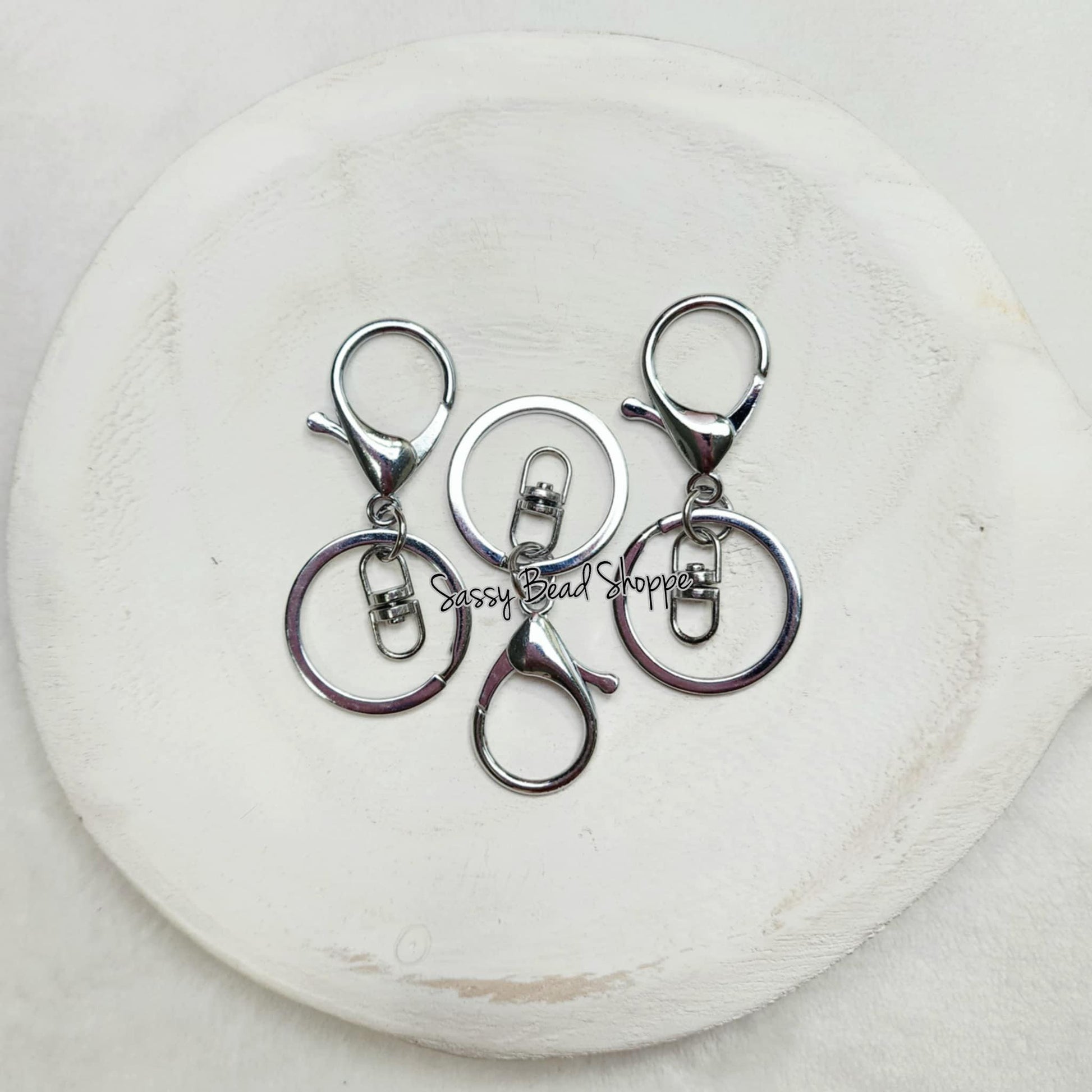 Sassy Bead Shoppe
Silver Swivel Keychain