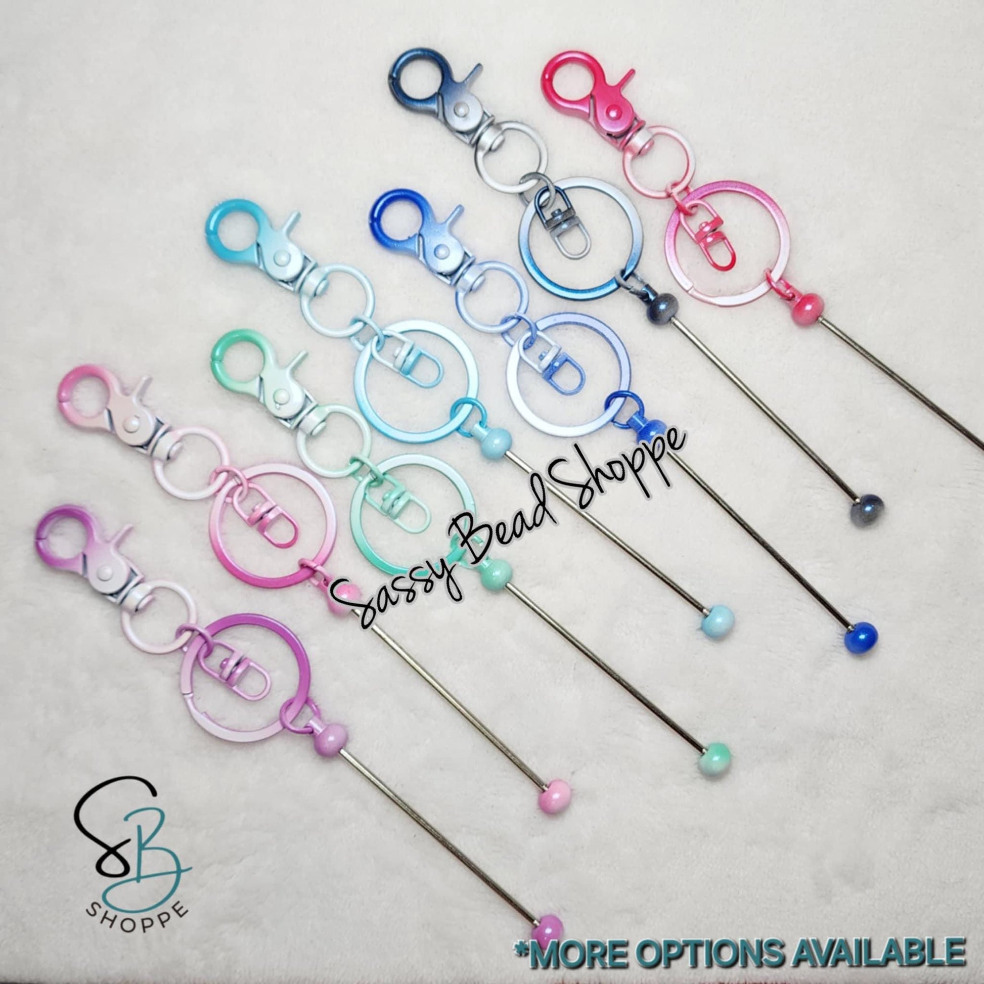 Sassy Bead Shoppe
Colors Available Beadable Keychain