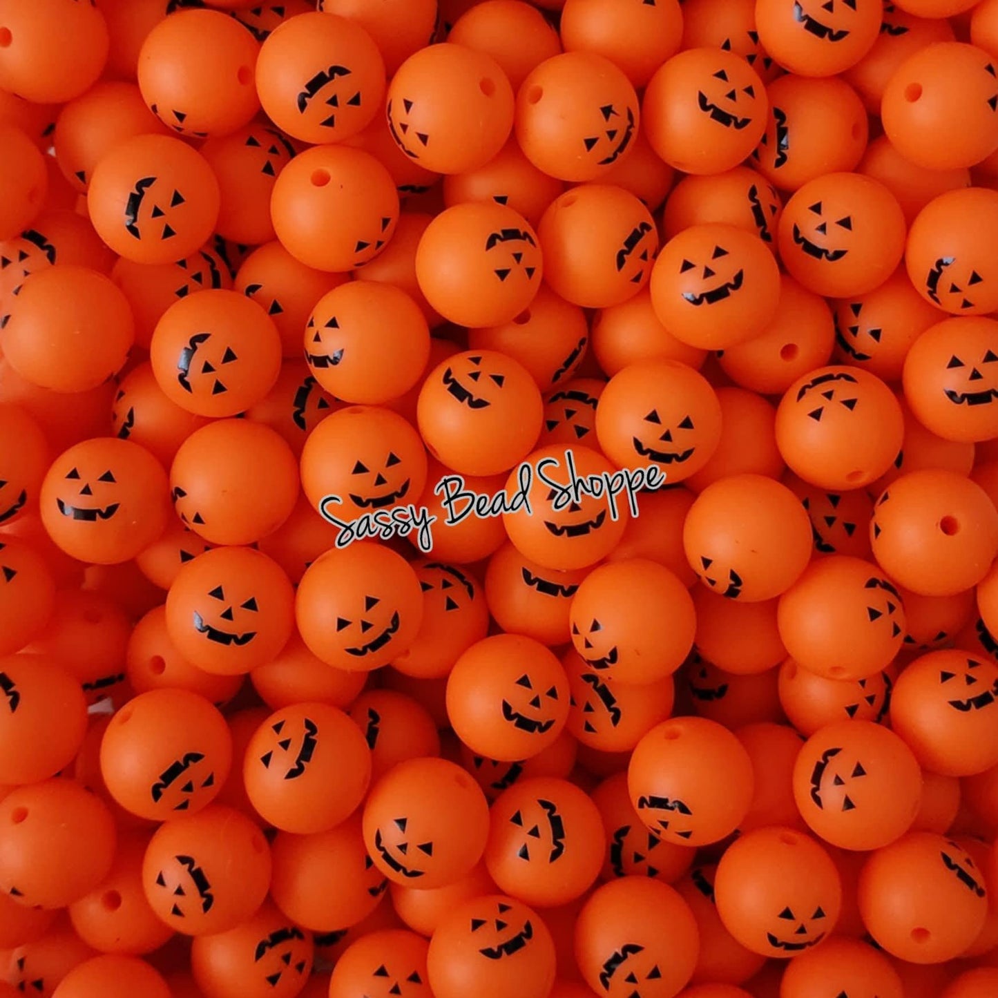 Sassy Bead Shoppe Pumpkin Silicone Beads