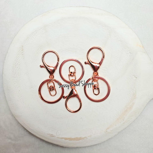 Sassy Bead Shoppe
Rose Gold Swivel Keychain