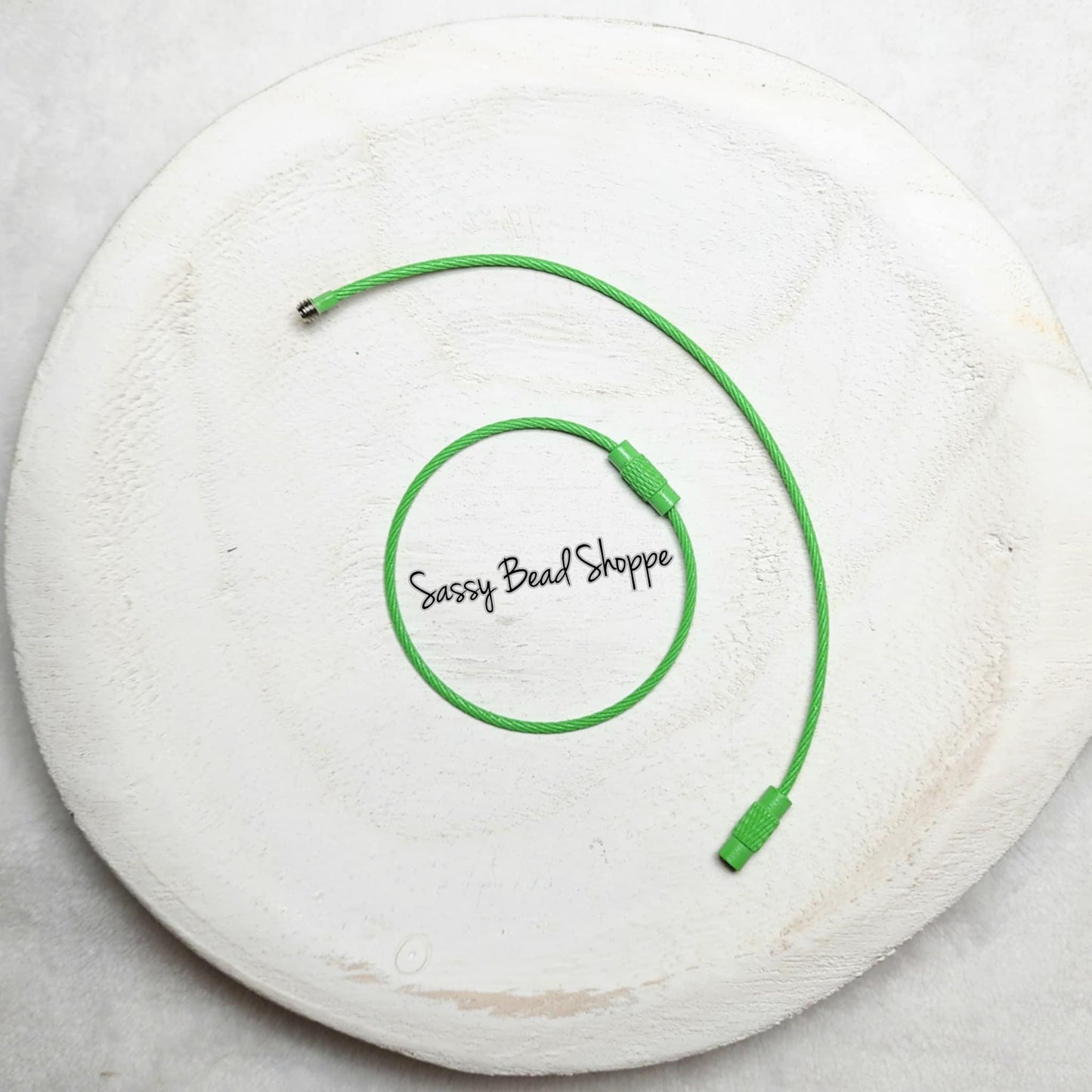 Sassy Bead Shoppe Green Beverage Cup Charm