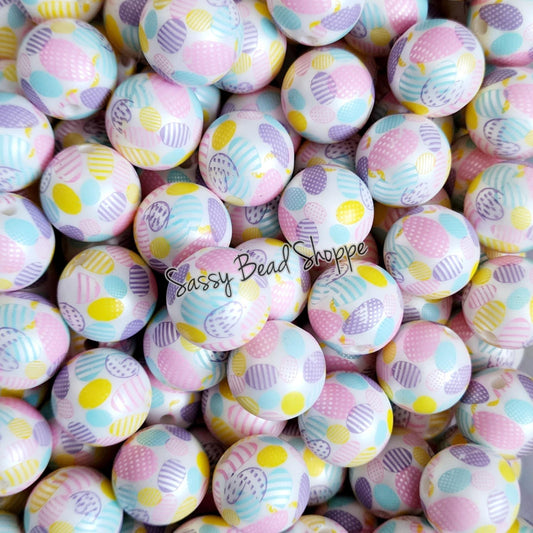 20MM Easter Eggs Beads