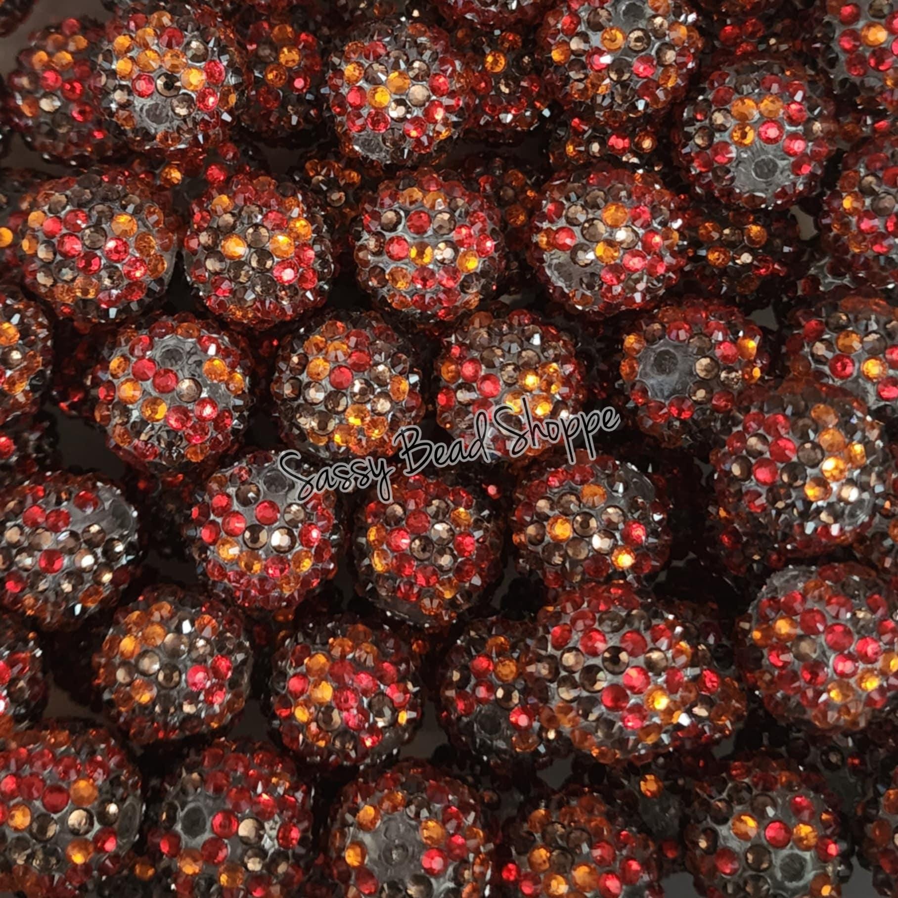 20MM Fall Rhinestone Beads