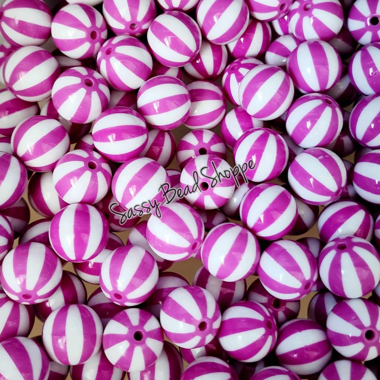20MM Light Grape Beachball Beads
