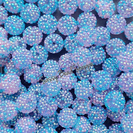 20MM Mermaid Rhinestone Beads