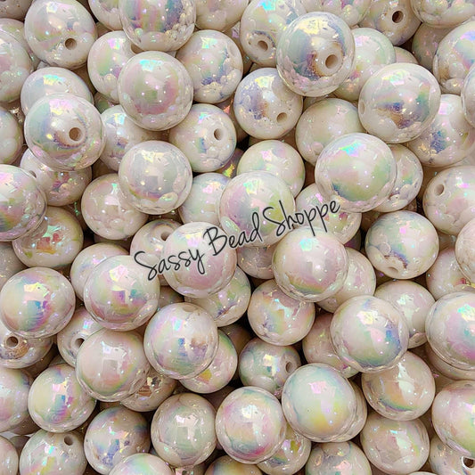 Sassy Bead Shoppe
20mm White AB Beads