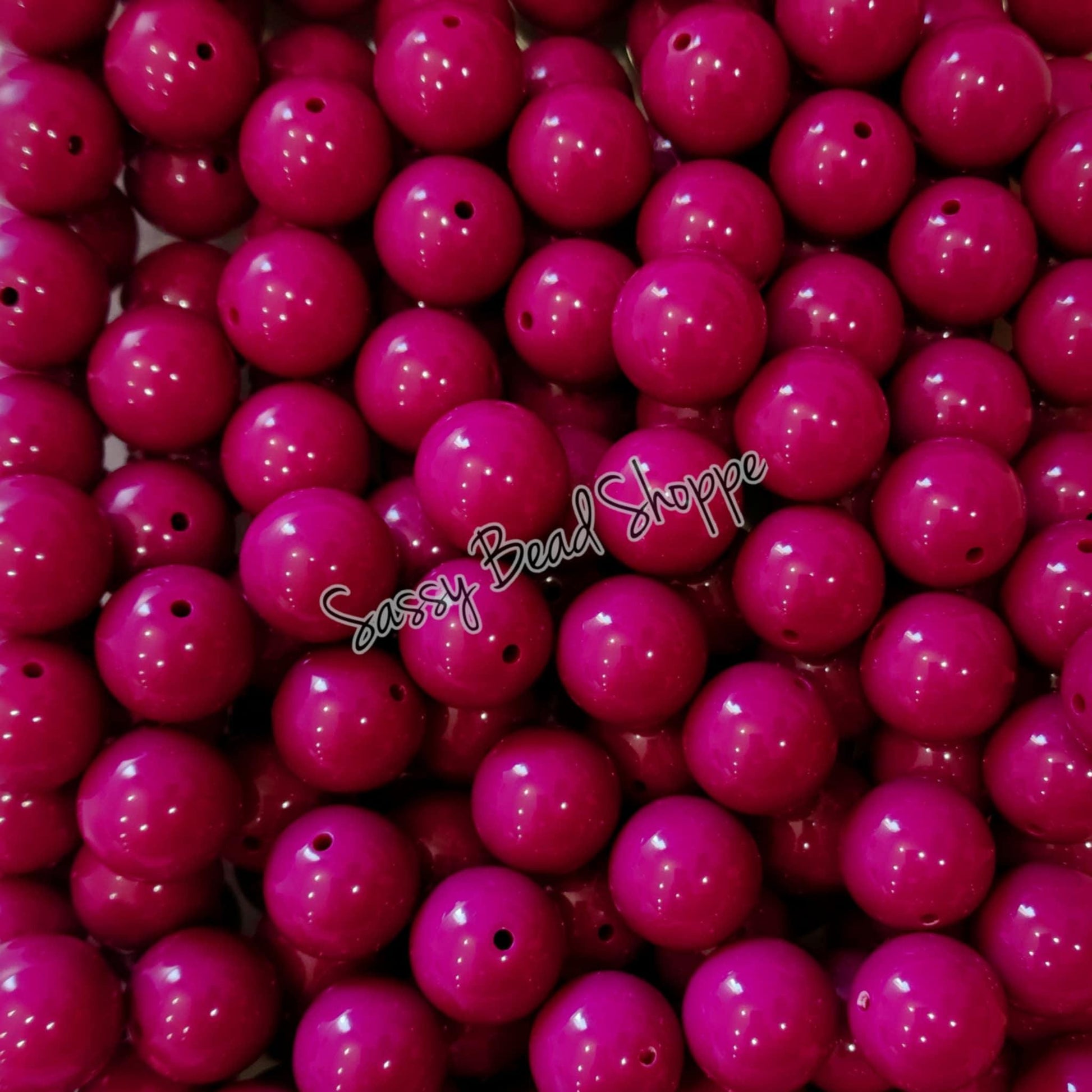 20MM Dark Berry Beads