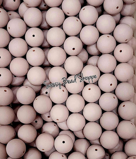 20MM Mauve Matte Beads