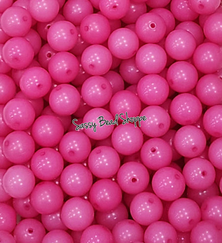 20MM Magenta Jelly Beads