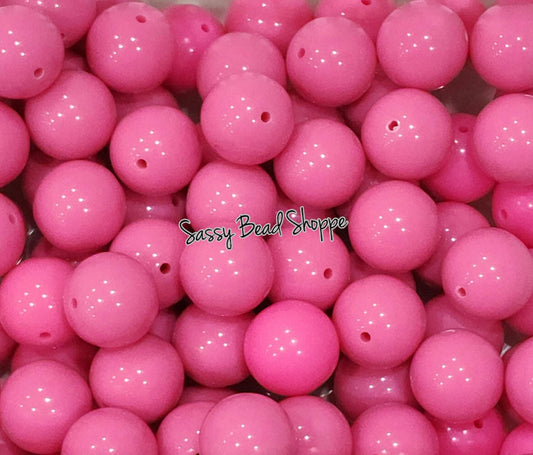 20MM Pink Beads - Sassy Bead Shoppe