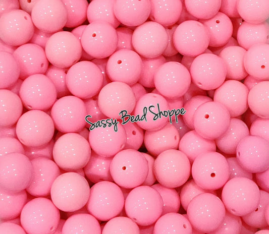 20MM Light Pink Beads - Sassy Bead Shoppe