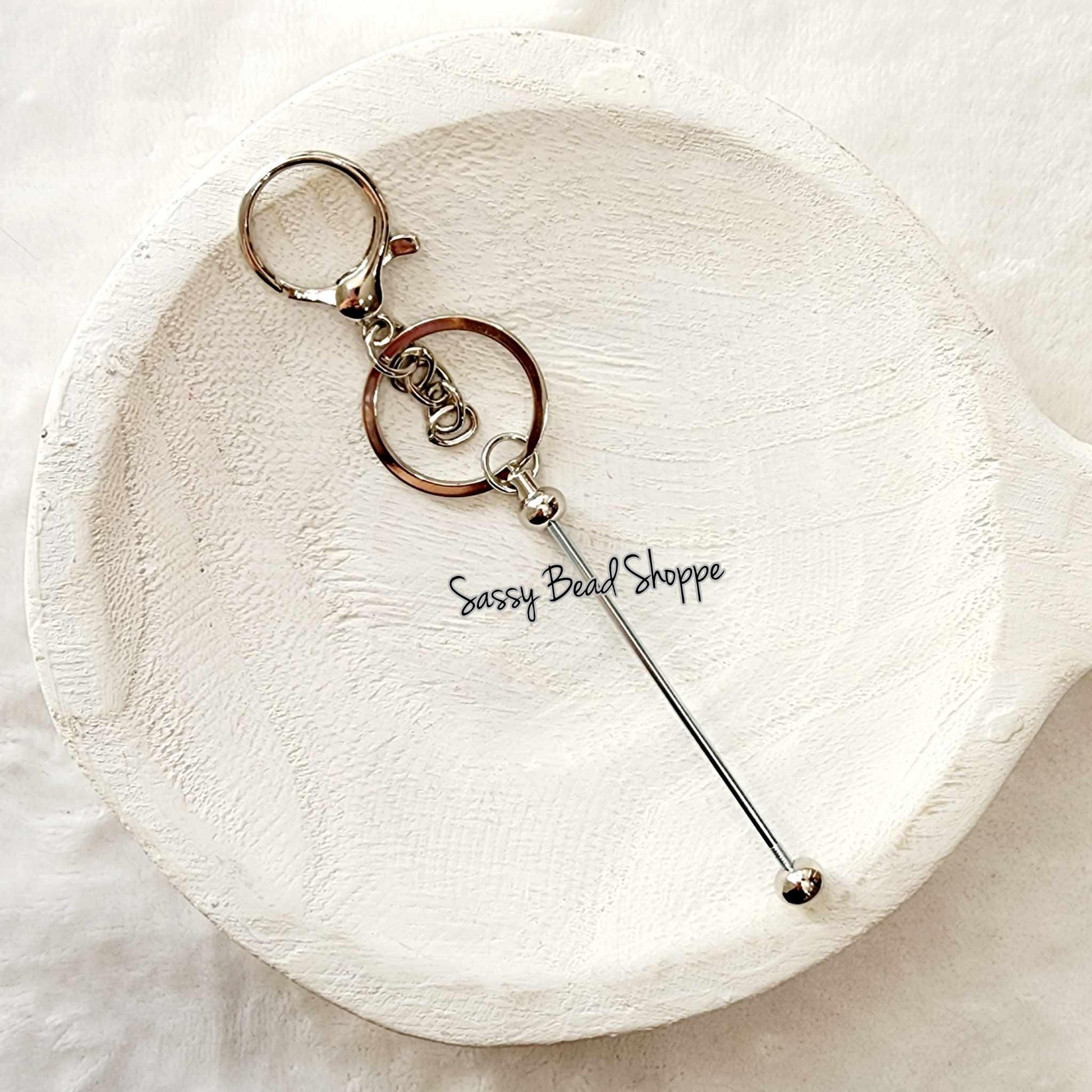 Sassy Bead Shoppe
Silver Beadable Keychain