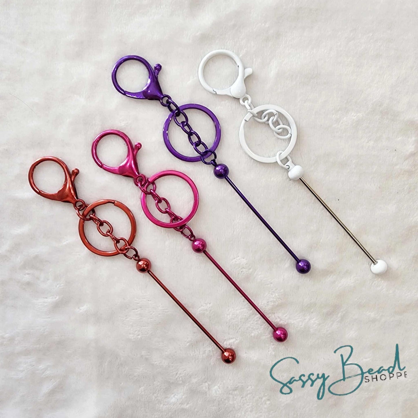 Sassy Bead Shoppe
Beadable Keychains
Colors Avaiable