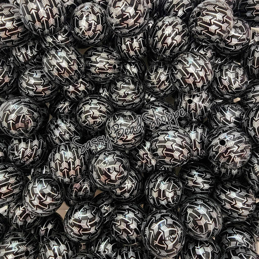20MM Black Arrow Beads