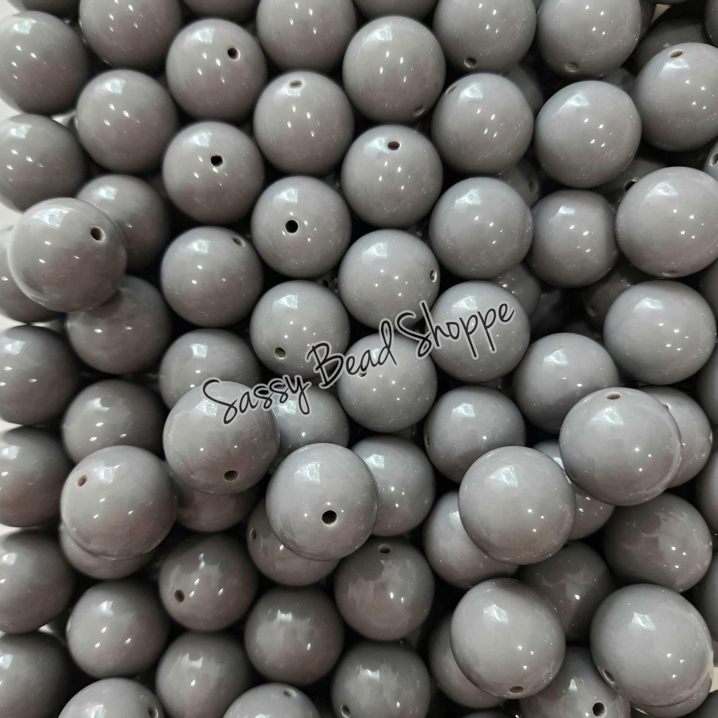 20MM Gray Beads