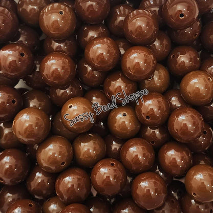 20MM Brown Beads - Sassy Bead Shoppe