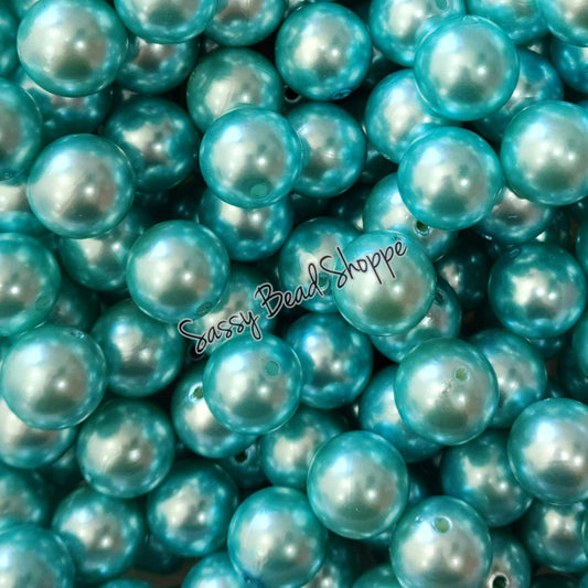 20MM Turquoise Pearl Beads - Sassy Bead Shoppe