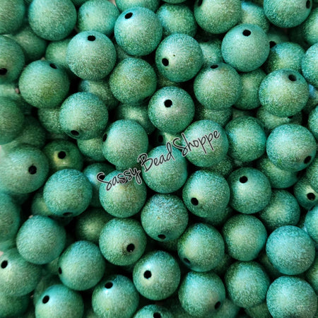 20MM Light Mint Foil Beads