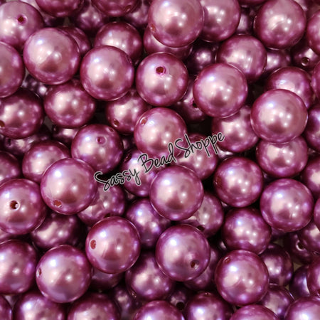 20MM Lilac Pearl Beads