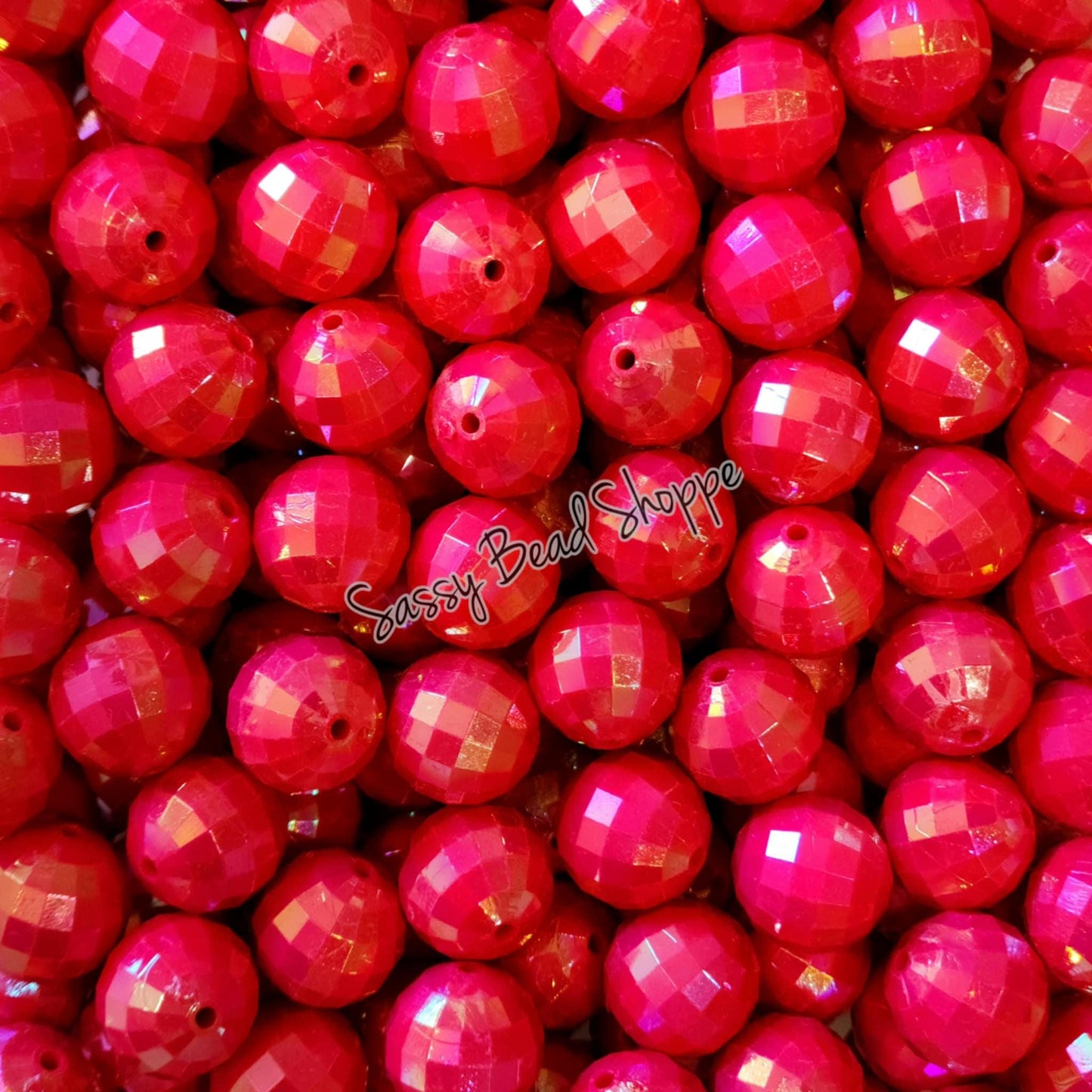 20MM Berry Disco Chunky Bubblegum Beads, Acrylic Beads in Bulk, 20mm Bubble Gum Beads, 20mm Chunky Beads