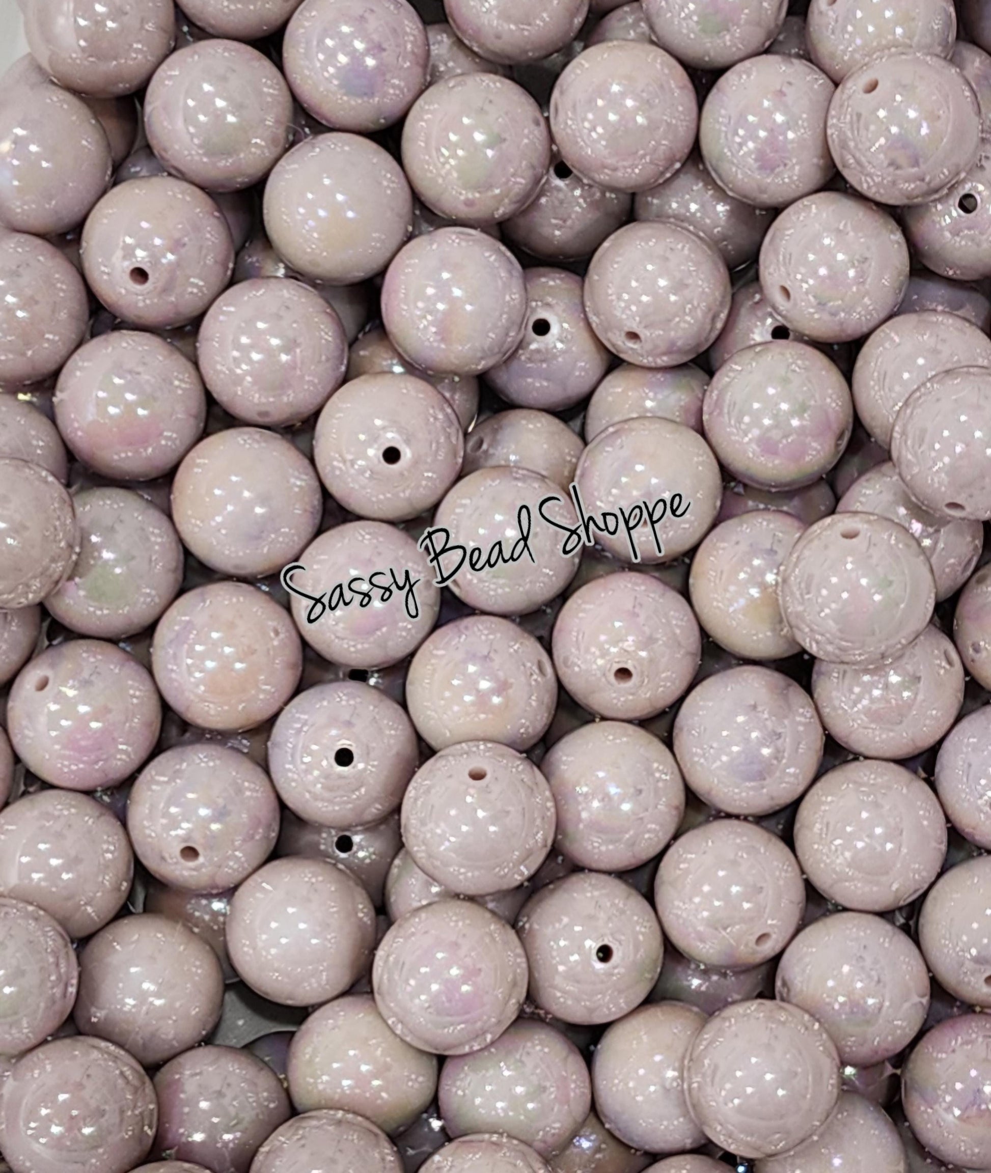 20MM Mauve AB Chunky Bubblegum Beads, Acrylic Beads in Bulk, 20mm Bubble Gum Beads, 20mm Chunky Beads