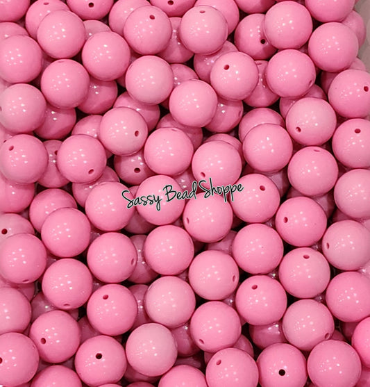 20MM Flamingo Chunky Bubblegum Beads, Acrylic Beads in Bulk, 20mm Beads, 20mm Bubble Gum Beads, 20mm Chunky