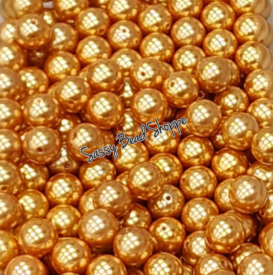 20MM Sunflower Pearl Chunky Bubblegum Beads, Acrylic Beads in Bulk, 20mm Bubble Gum Beads, 20mm Chunky Beads