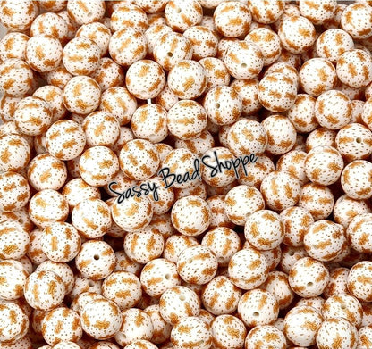 15mm Gingerbread Silicone Beads - Sassy Bead Shoppe