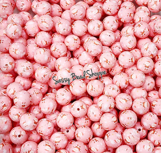 Sassy Bead Shoppe
Pink Santa Silicone Beads