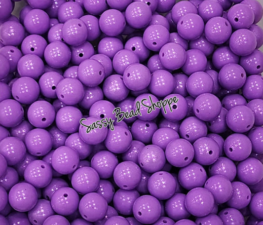 15mm Purple Shimmer Silicone Beads - Sassy Bead Shoppe