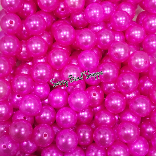 Sassy Bead Shoppe
20mm Fuchsia Pearl Beads